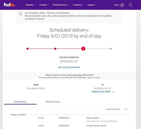 Fall orders: September 1st through December 31st. . Fedex policies and procedures